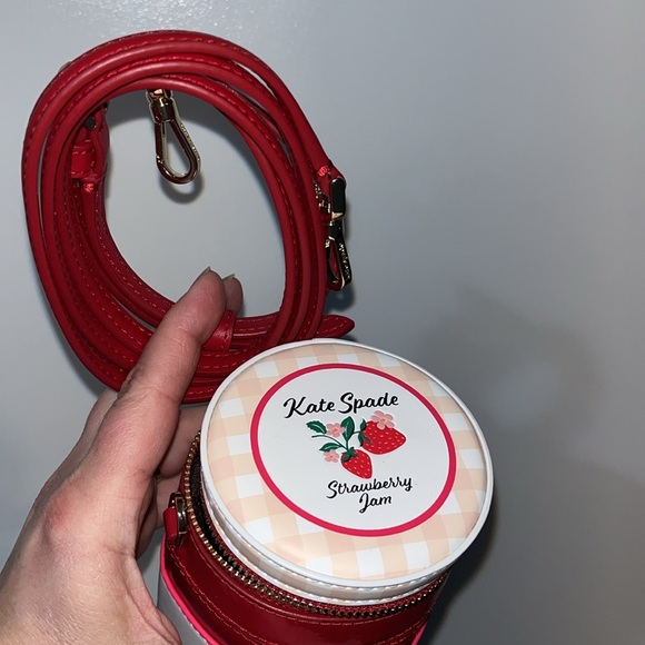 kate spade NWT! Strawberry Dreams 3D Jam Crossbody - Picture 10 of 10